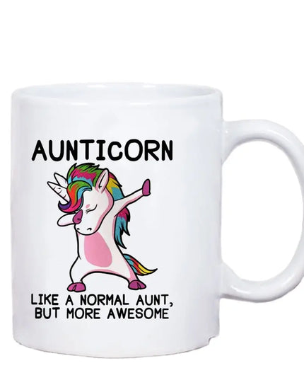 Deine coole "Aunticorn" Einhorn Tasse!