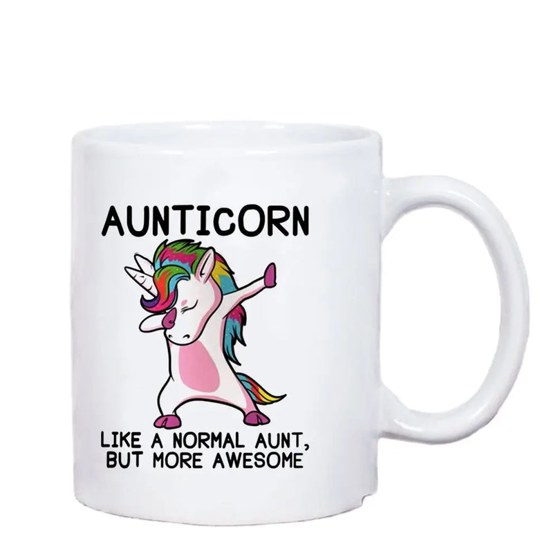 Deine coole "Aunticorn" Einhorn Tasse!