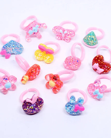 Dein bunter Einhorn Ring Mix für magische