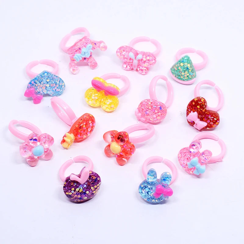 Dein bunter Einhorn Ring Mix für magische