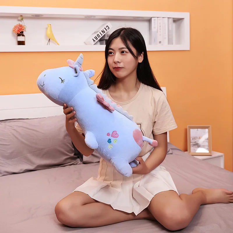 Dein riesiges flauschiges Einhorn Kissen!