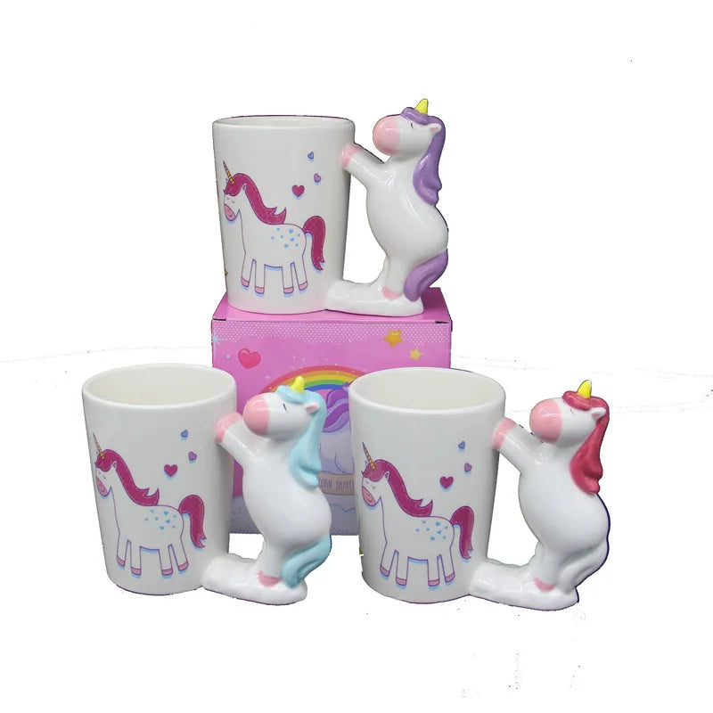 Deine Einhorn Tasse mit Tiergriff!