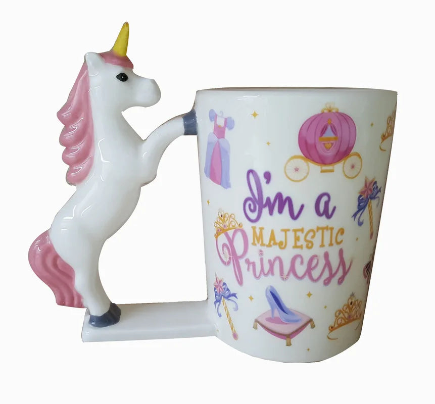Deine Einhorn Tasse mit Tiergriff!