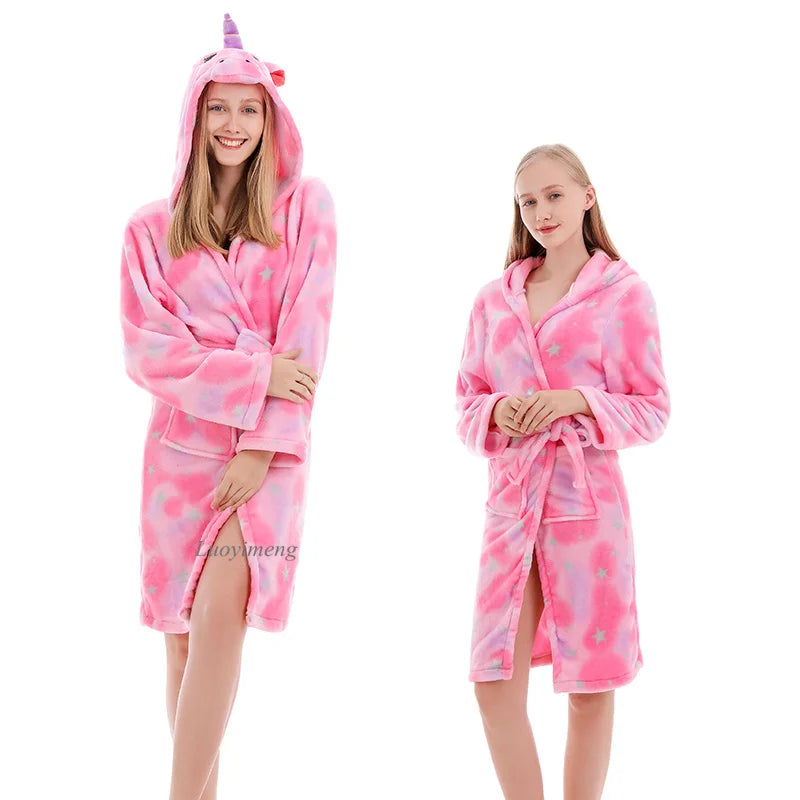 Kuscheliger Einhorn Pyjama für Groß & Klein