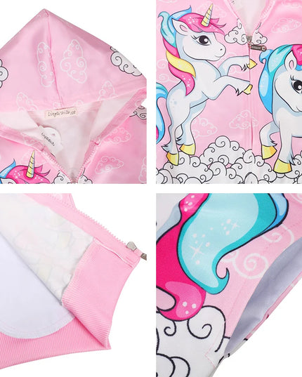 Deine fröhliche Einhorn Jacke für gute Laune!