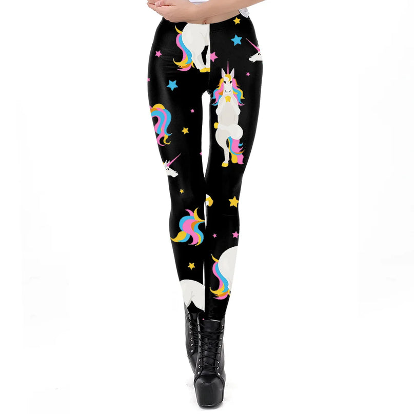 Deine Einhorn Leggings mit frechem