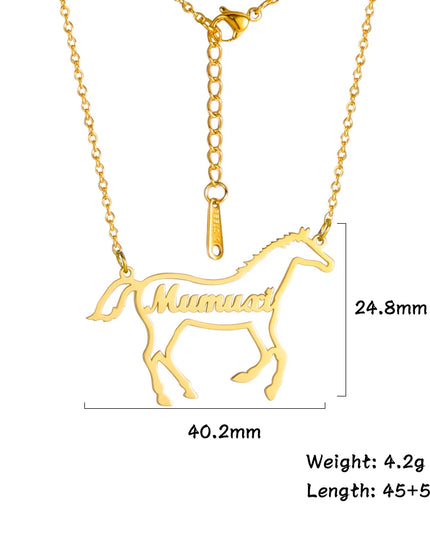 Deine persönliche Einhorn Namenskette