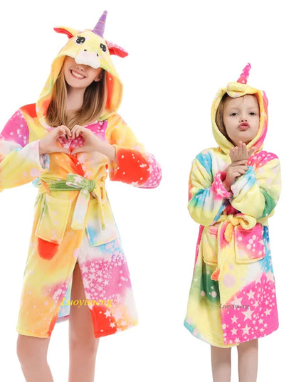 Kuscheliger Einhorn Pyjama für Groß & Klein