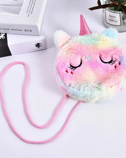 Deine Einhorn Umhängetasche Plüsch Oval