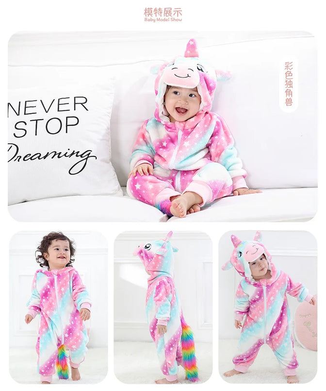 Kuscheliges Einhorn Kostüm für dein Baby