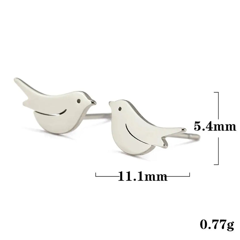 Goldene Einhorn Ohrstecker für dich