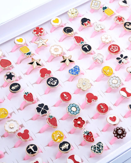 Dein bunter Einhorn Ring Mix für magische