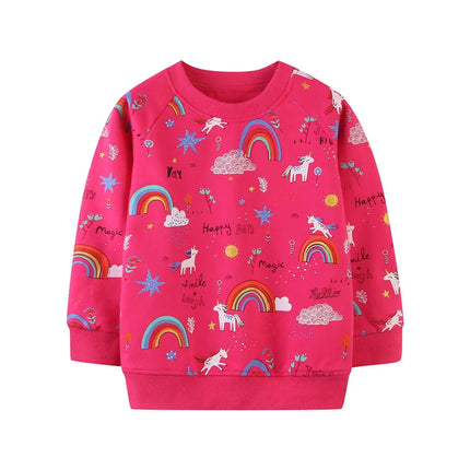 Dein strahlender Regenbogen Einhorn Hoodie