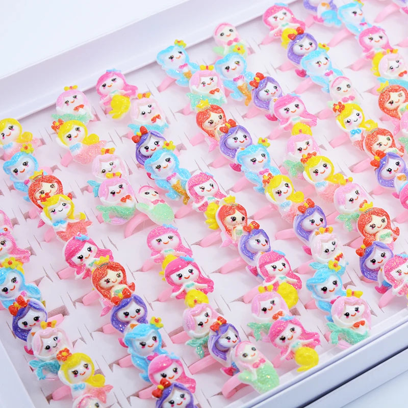 Dein bunter Einhorn Ring Mix für magische