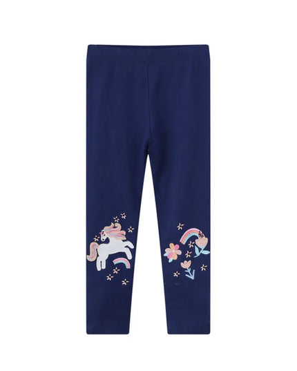 Deine coole Einhorn Leggings mit Stickerei