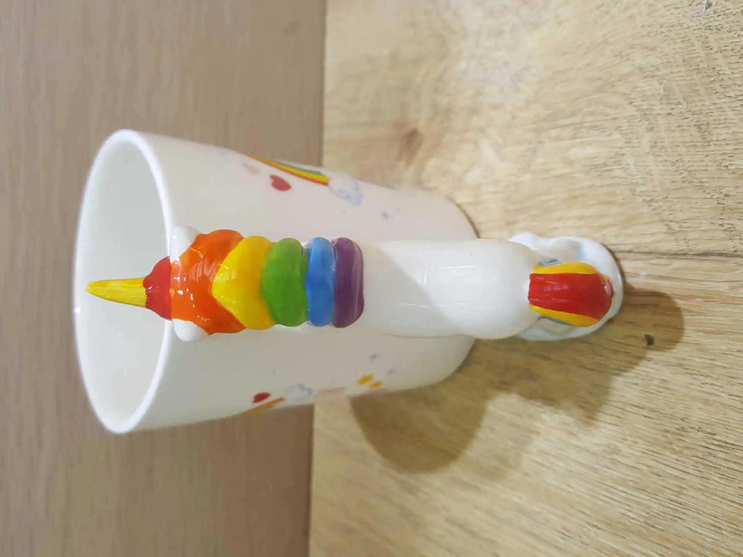 Deine Einhorn Tasse mit Tiergriff!