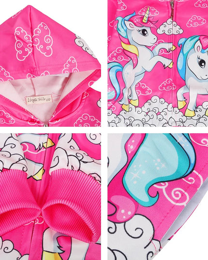 Deine verspielte Einhorn Jacke mit Kapuze!