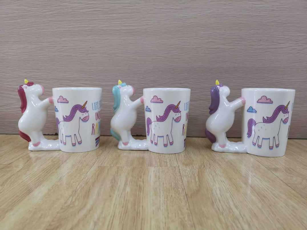 Deine Einhorn Tasse mit Tiergriff!