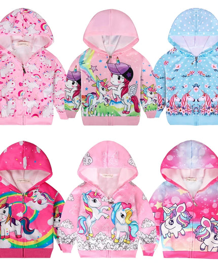 Deine verspielte Einhorn Jacke mit Kapuze!