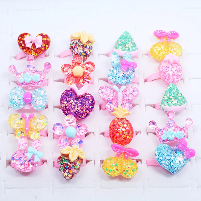 Bunte Einhorn Ringe für kleine Träumer!