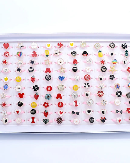 Dein bunter Einhorn Ring Mix für magische