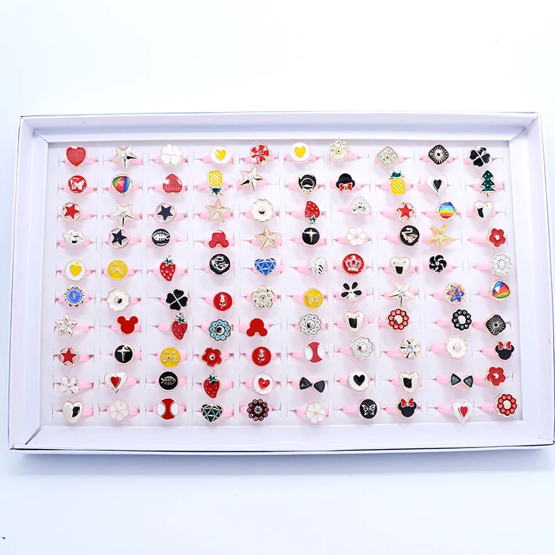 Dein bunter Einhorn Ring Mix für magische