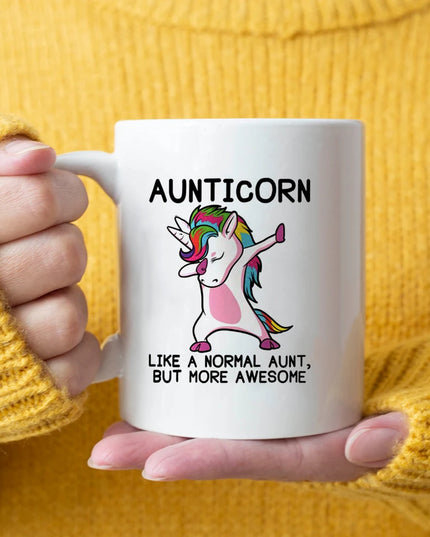 Deine coole "Aunticorn" Einhorn Tasse!