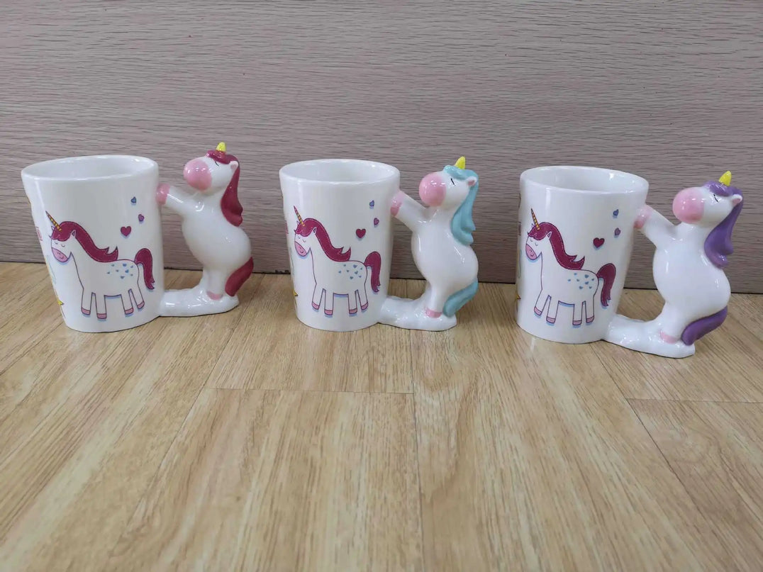 Deine Einhorn Tasse mit Tiergriff!
