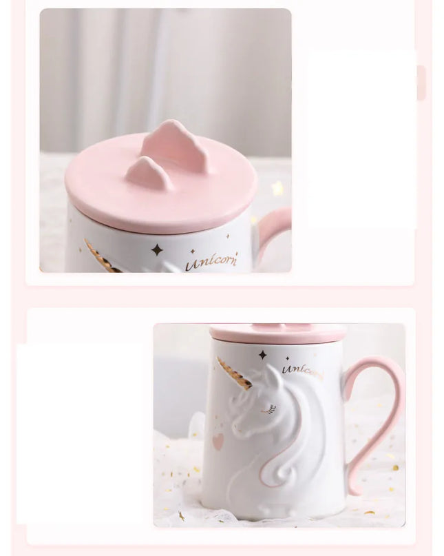 Deine clevere Einhorn Tasse mit Handyhalter!