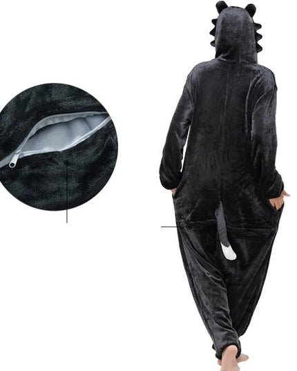 Dein strahlender Einhorn Onesie mit Goldhorn!