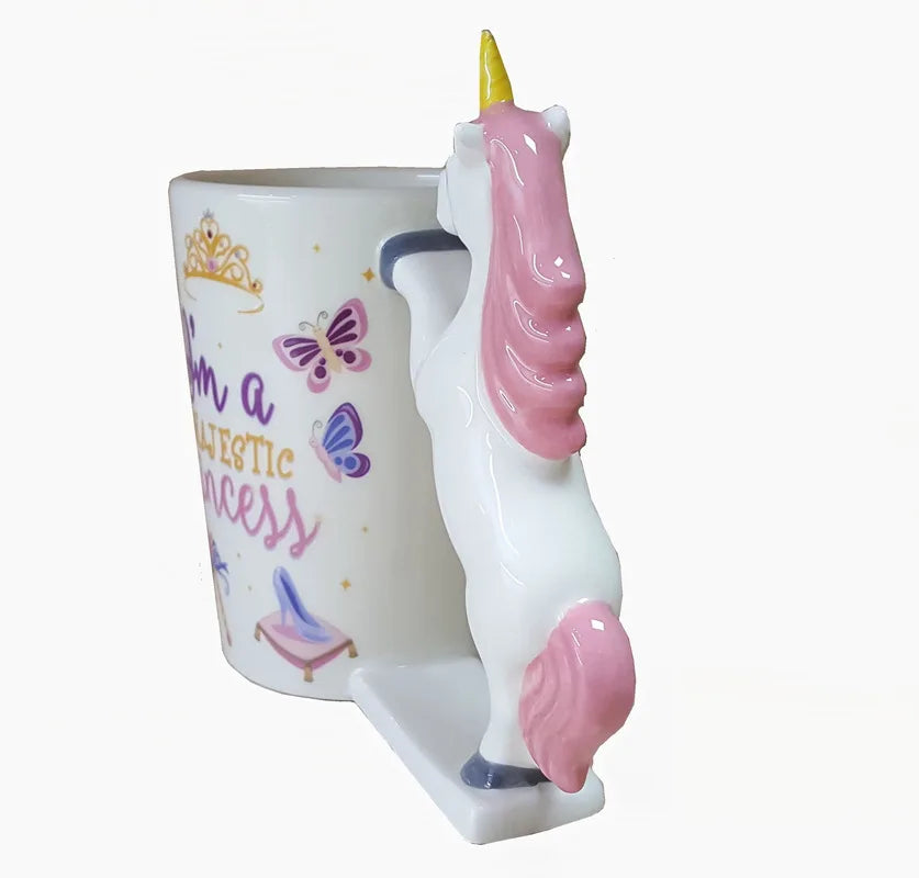 Deine Einhorn Tasse mit Tiergriff!