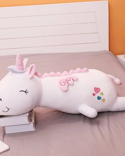 Dein riesiges flauschiges Einhorn Kissen!