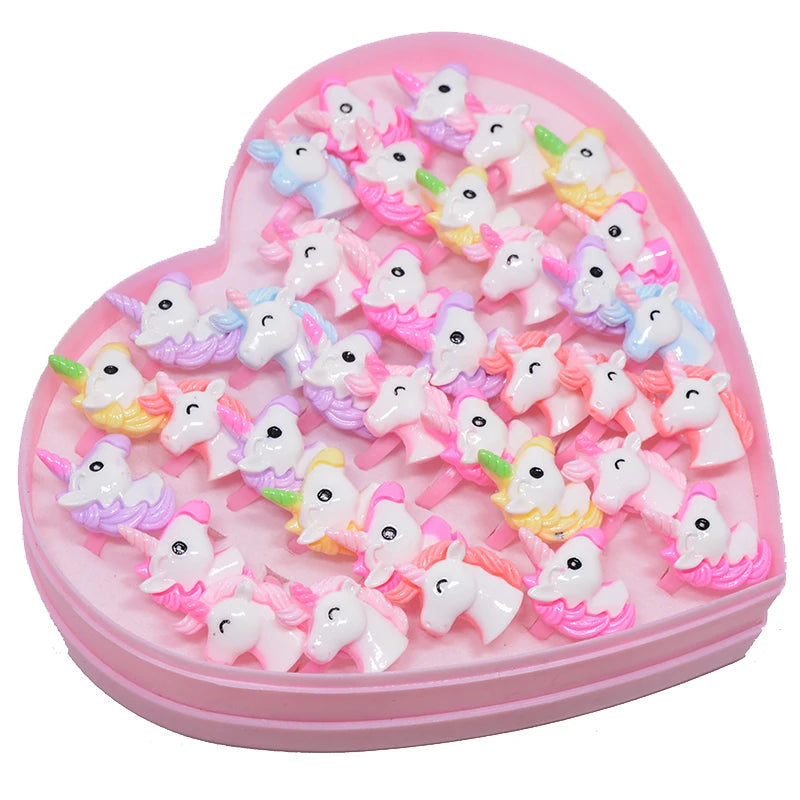 Bunte Einhorn Ringe für kleine Träumer!
