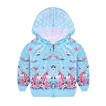 Deine verspielte Einhorn Jacke mit Kapuze!