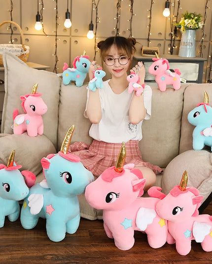 Dein kawaii Mini Einhorn Schlüsselanhänger