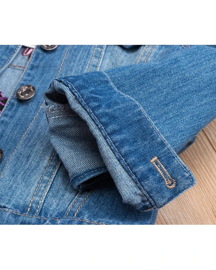 Deine coole Einhorn Jeans Jacke!