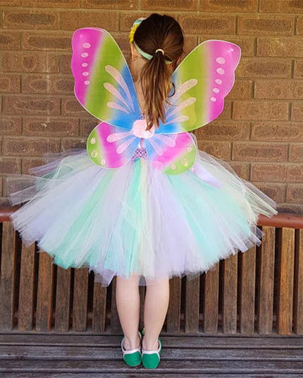 Traumhaftes Einhorn Kostüm Tutu Kleid