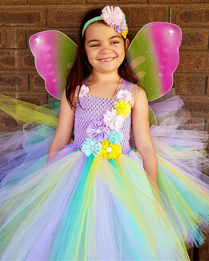 Traumhaftes Einhorn Kostüm Tutu Kleid