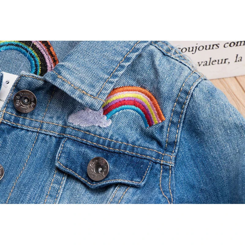 Deine coole Einhorn Jeans Jacke!