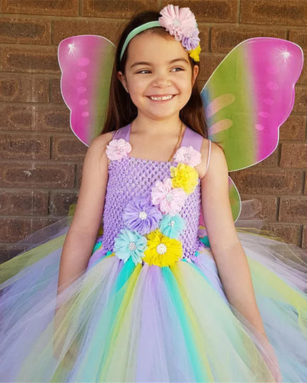 Traumhaftes Einhorn Kostüm Tutu Kleid