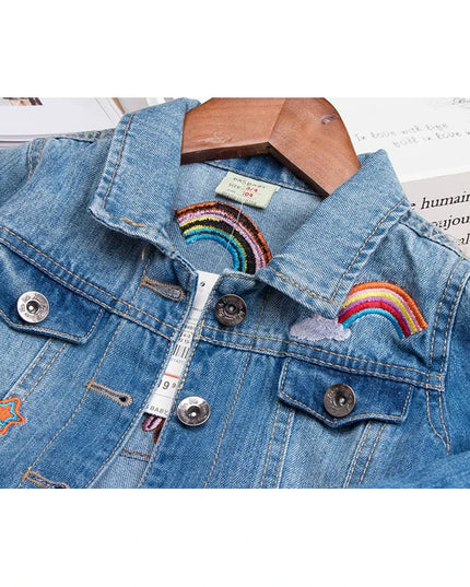 Deine coole Einhorn Jacke im Denim-Look!