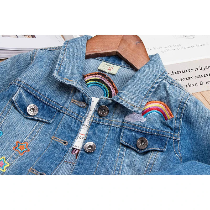 Deine coole Einhorn Jeans Jacke!