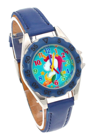 Deine stilvolle Einhorn Uhr aus Leder!