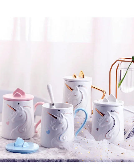 Deine clevere Einhorn Tasse mit Handyhalter!