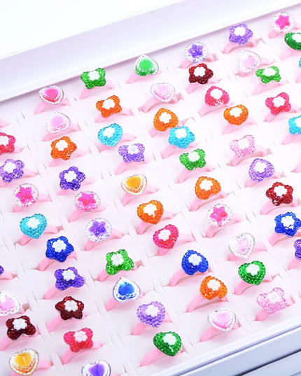 Dein bunter Einhorn Ring Mix für magische