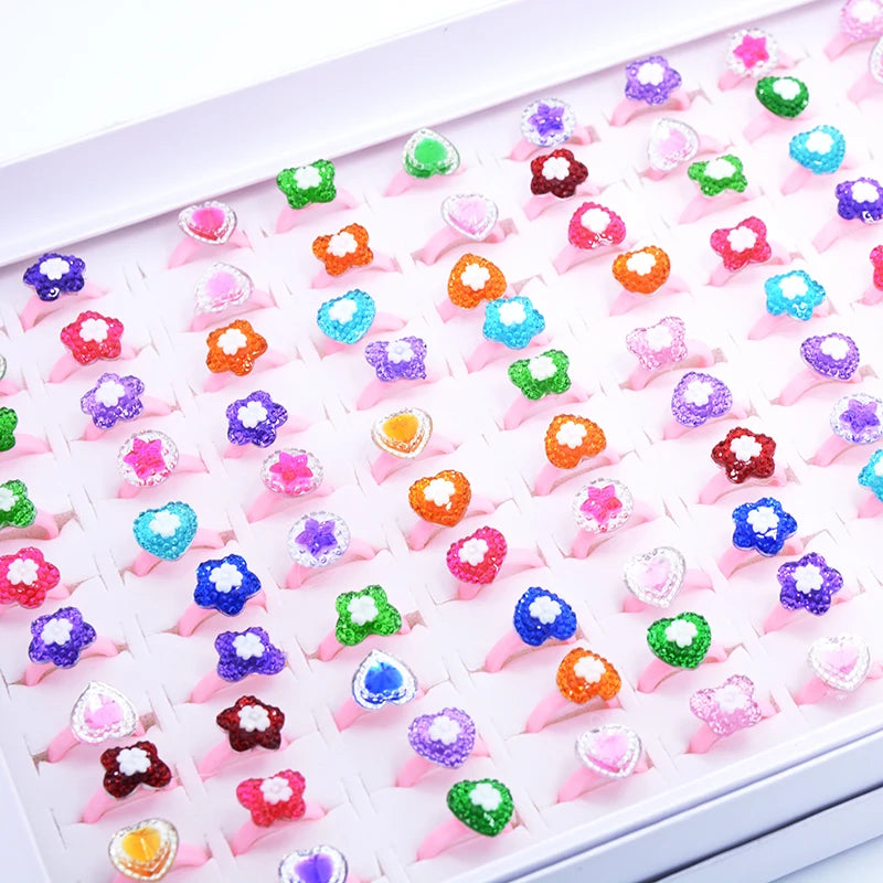 Dein bunter Einhorn Ring Mix für magische