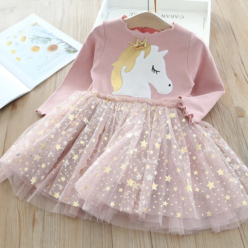 Dein Riesen Einhorn Traumkleid Schwarz