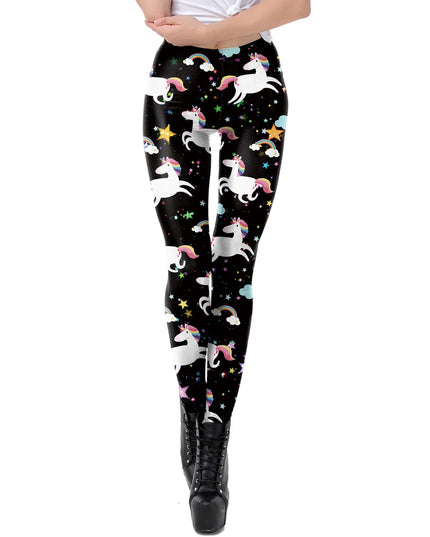 Deine Einhorn Leggings: Eiscreme-Regenbogen