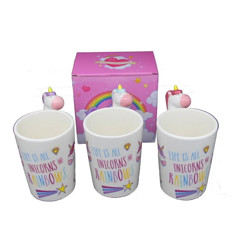 Deine Einhorn Tasse mit Tiergriff!