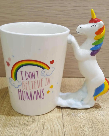Deine Einhorn Tasse mit Tiergriff!